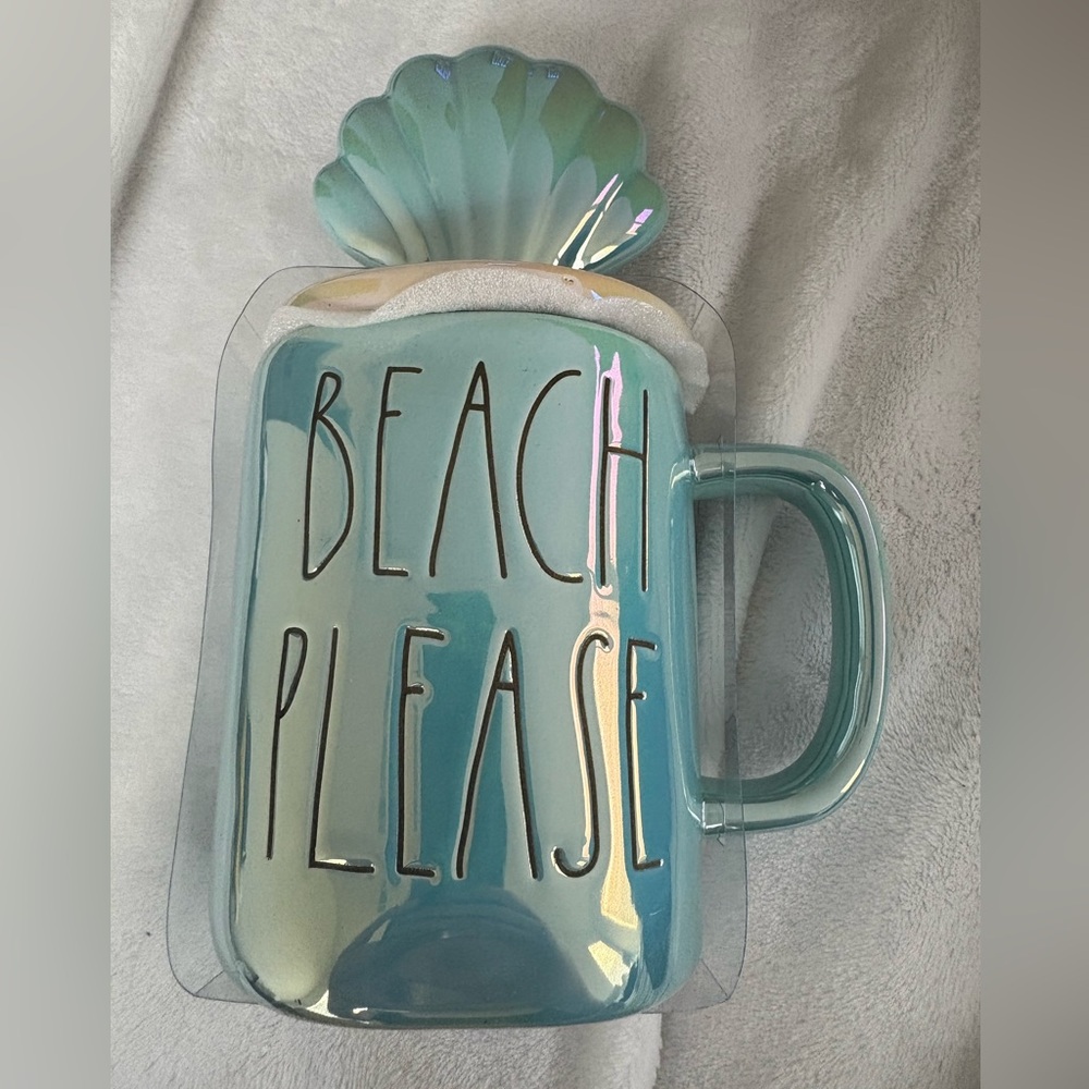 Rae Dunn Beach Please mug